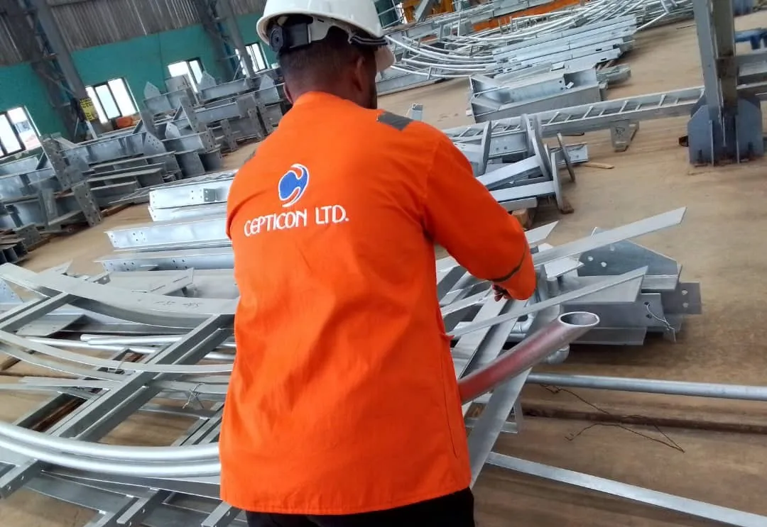 Image of a Cepticon engineer working on steel